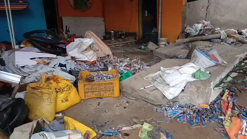 ବେଆଇନ ବାଣ କାରଖାନାରେ ବିସ୍ପୋରଣ,୪ ଗୁରୁତ୍ତର ।