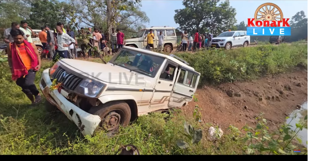 ଖାଇକୁ ଖସିଲା ବୋଲେରୋ ଫସିଗଲେ ଛେଳି ଚୋର || KEONJHAR NEWS